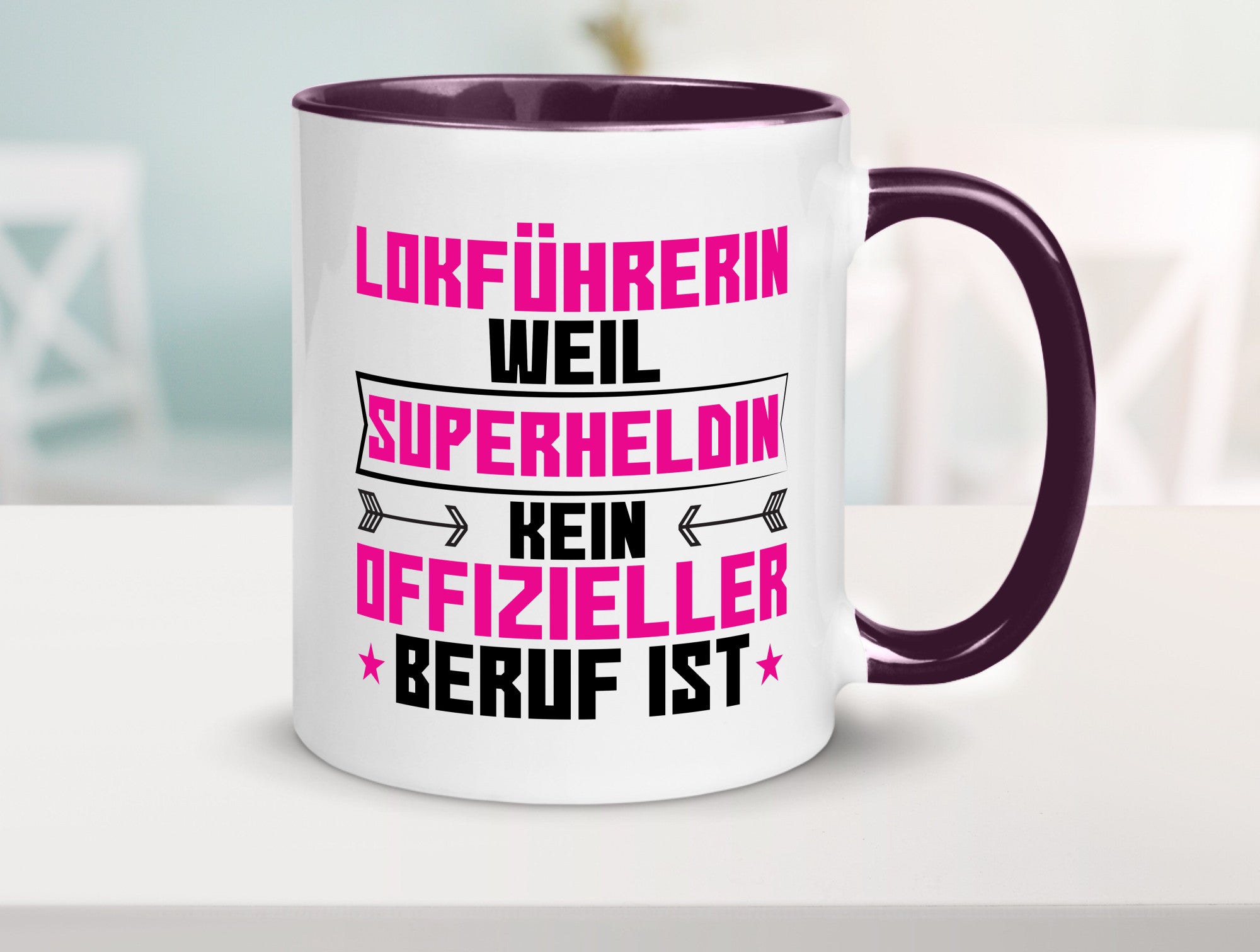 Superheldin Lokführerin | Zug Beruf Geschenk Arbeit Kollegen Büro lustiger