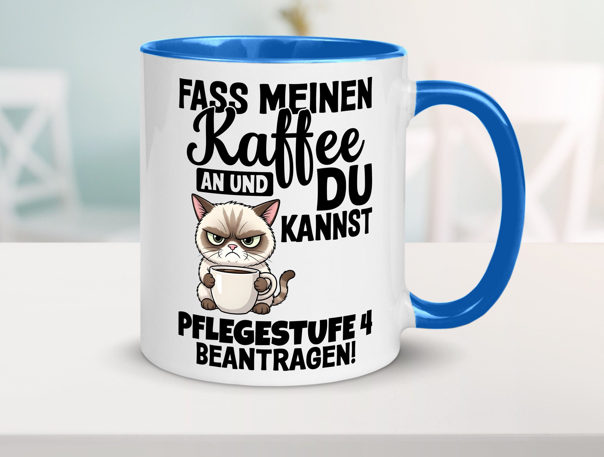 Fass meinen Kaffee an | Pflegestufe 4 Krankenschwester v3 Geschenkidee Humor