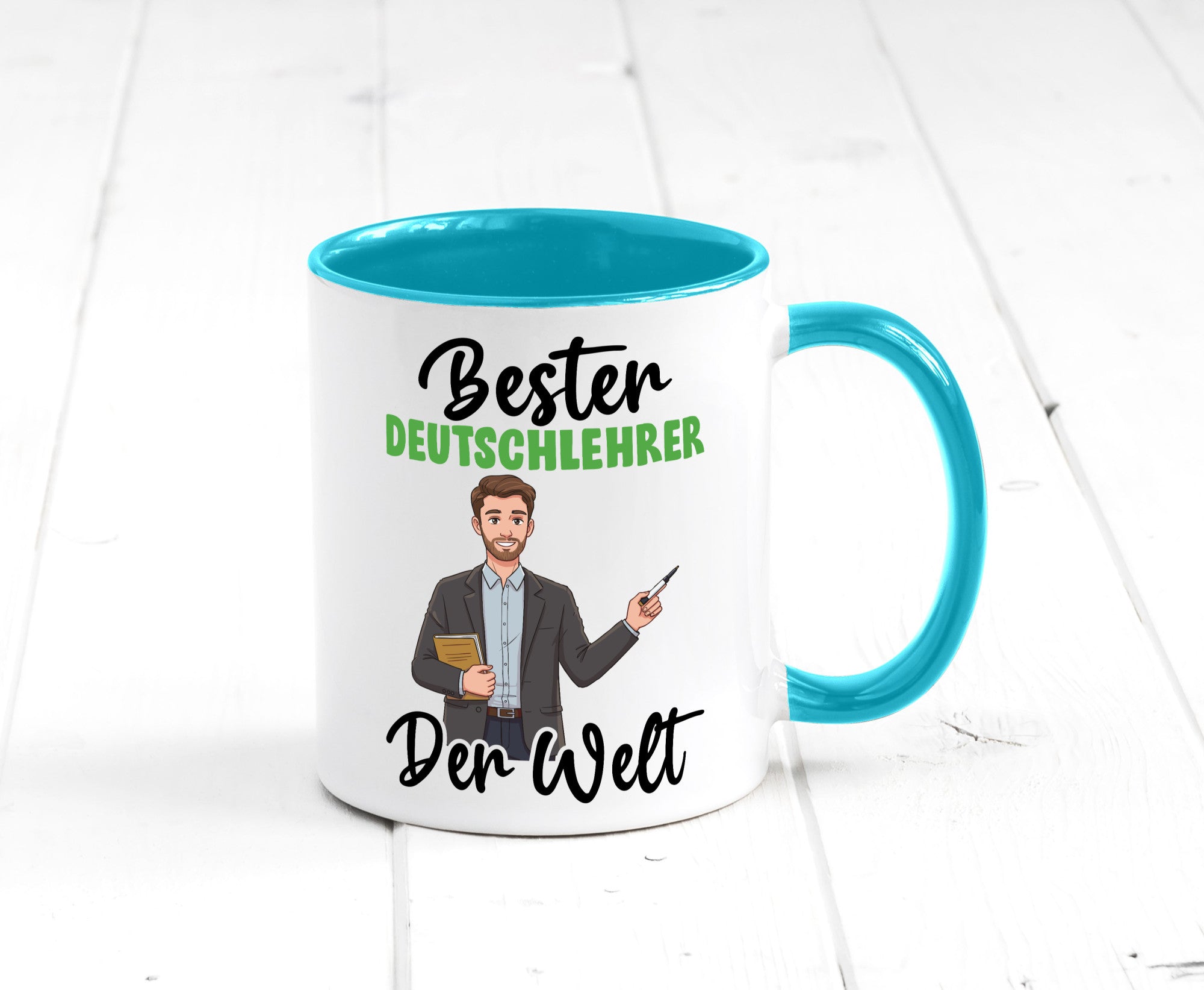 Bester Deutschlehrer | Lehrer Schule v2 lustiger Spruch Geschenk Humor