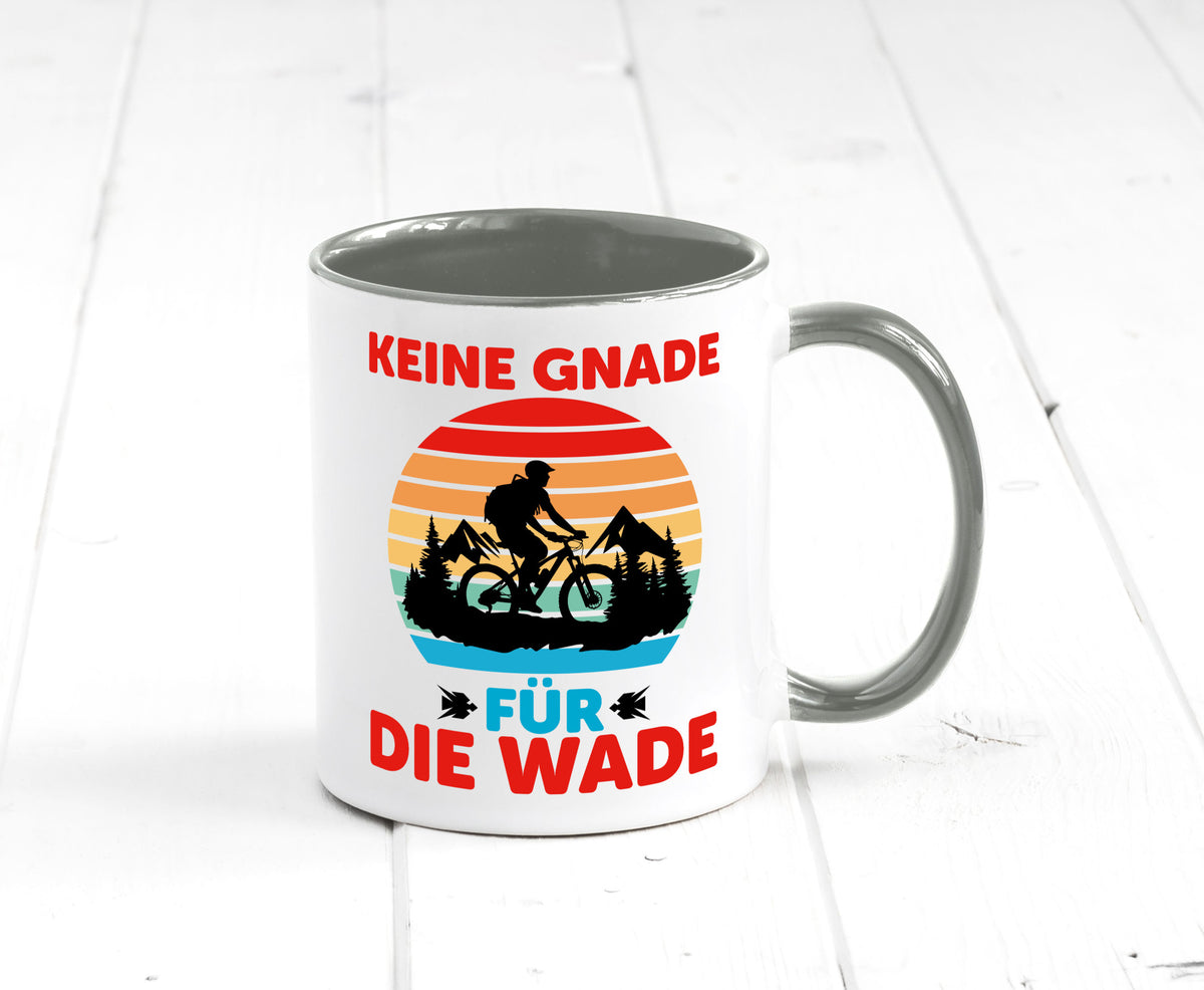 Keine Knade für die Wade | BMX Renrad Biker v2 lustig Humor Geschenkidee Tasse
