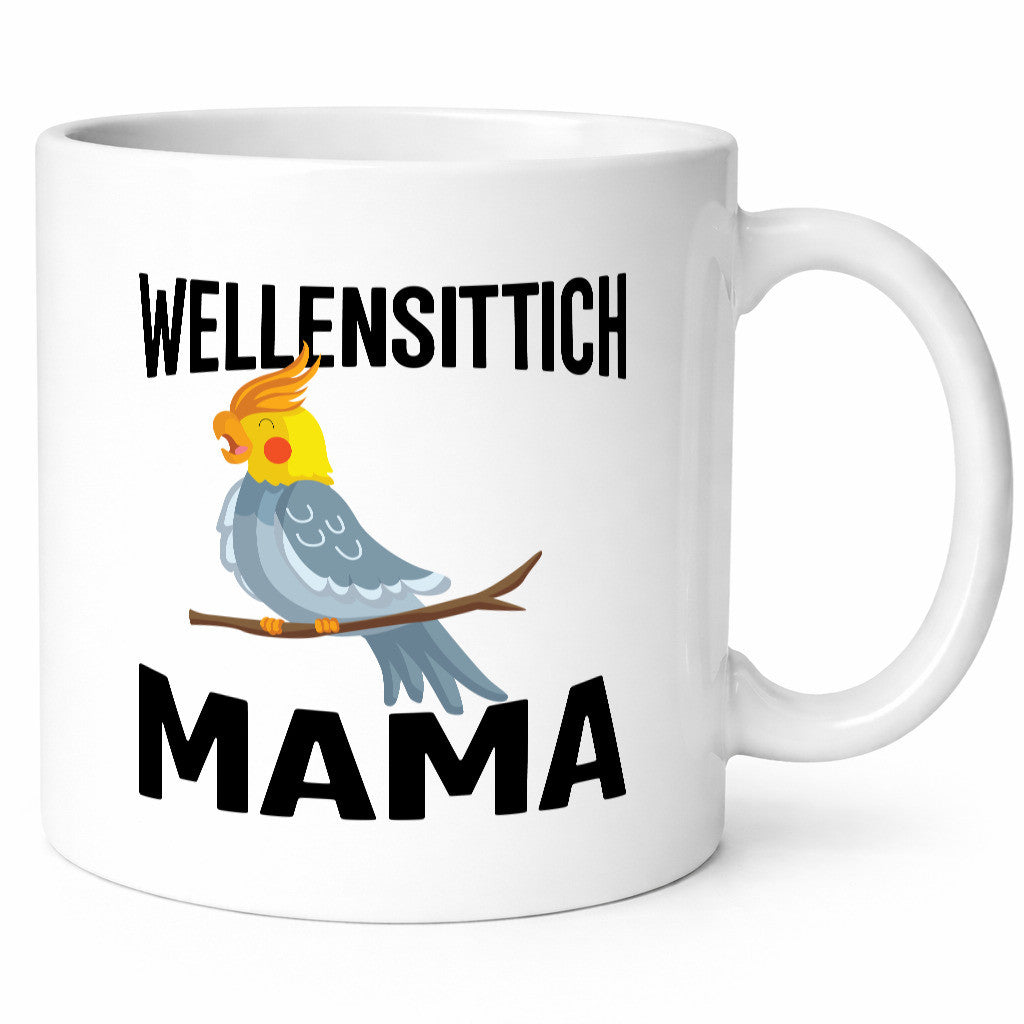 Wellensittich Mama | Vogel Muttertag Geschenk Familie Geschenkidee lustiger
