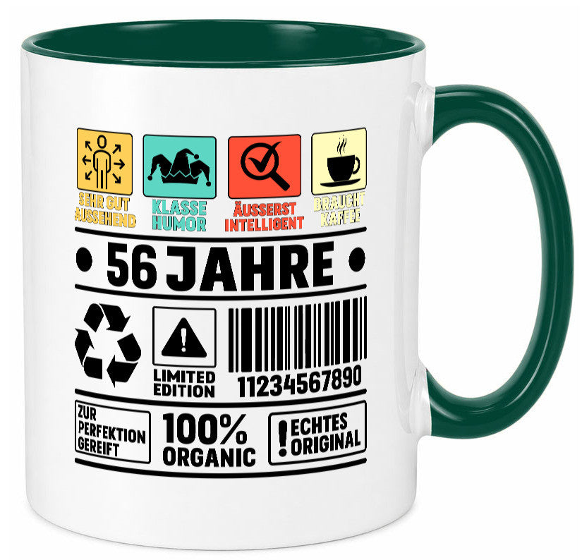 56. Geburtstag | 56 Jahre Humor Limited Edition lustiger Spruch Geschenk