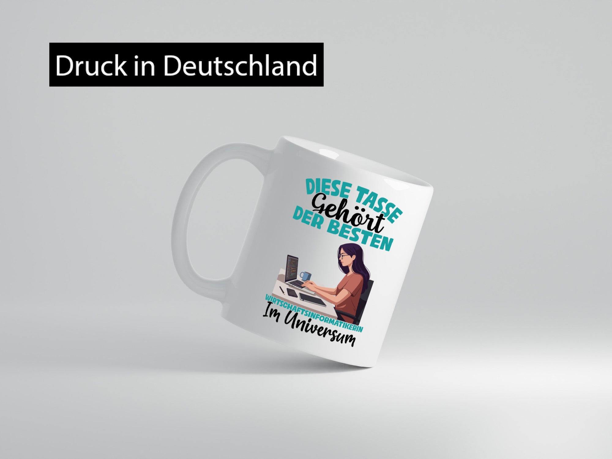 Im Universum: Wirtschaftsinformatikerin | Informatikin Geschenkidee Humor Tasse