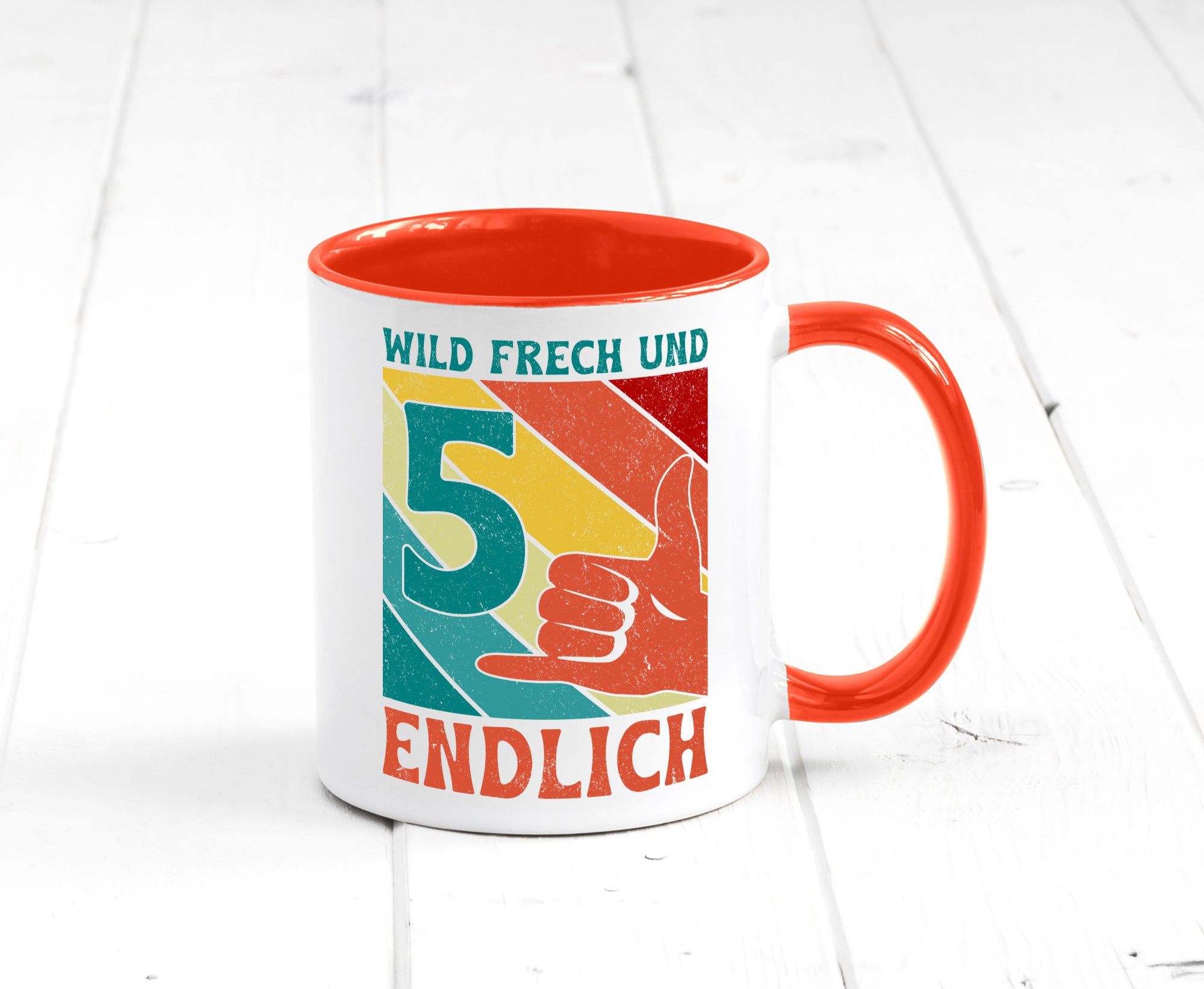 5. Geburtstag | 5 Jahre Wild und Frech Geschenk Geschenkidee lustiger Spruch