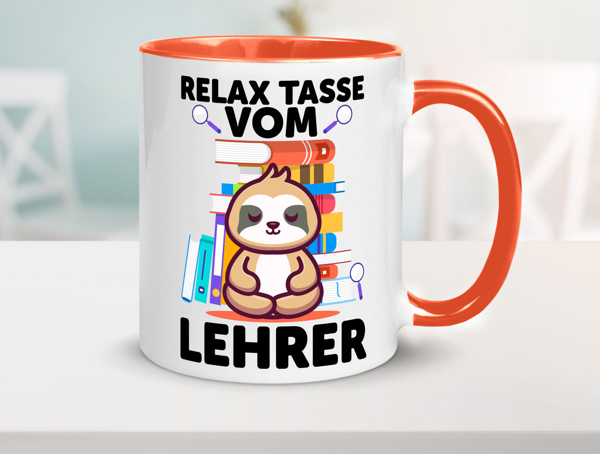 Relax Tasse: Lehrer | Schule Beruf Schüler lustiger Spruch Geschenk Arbeit