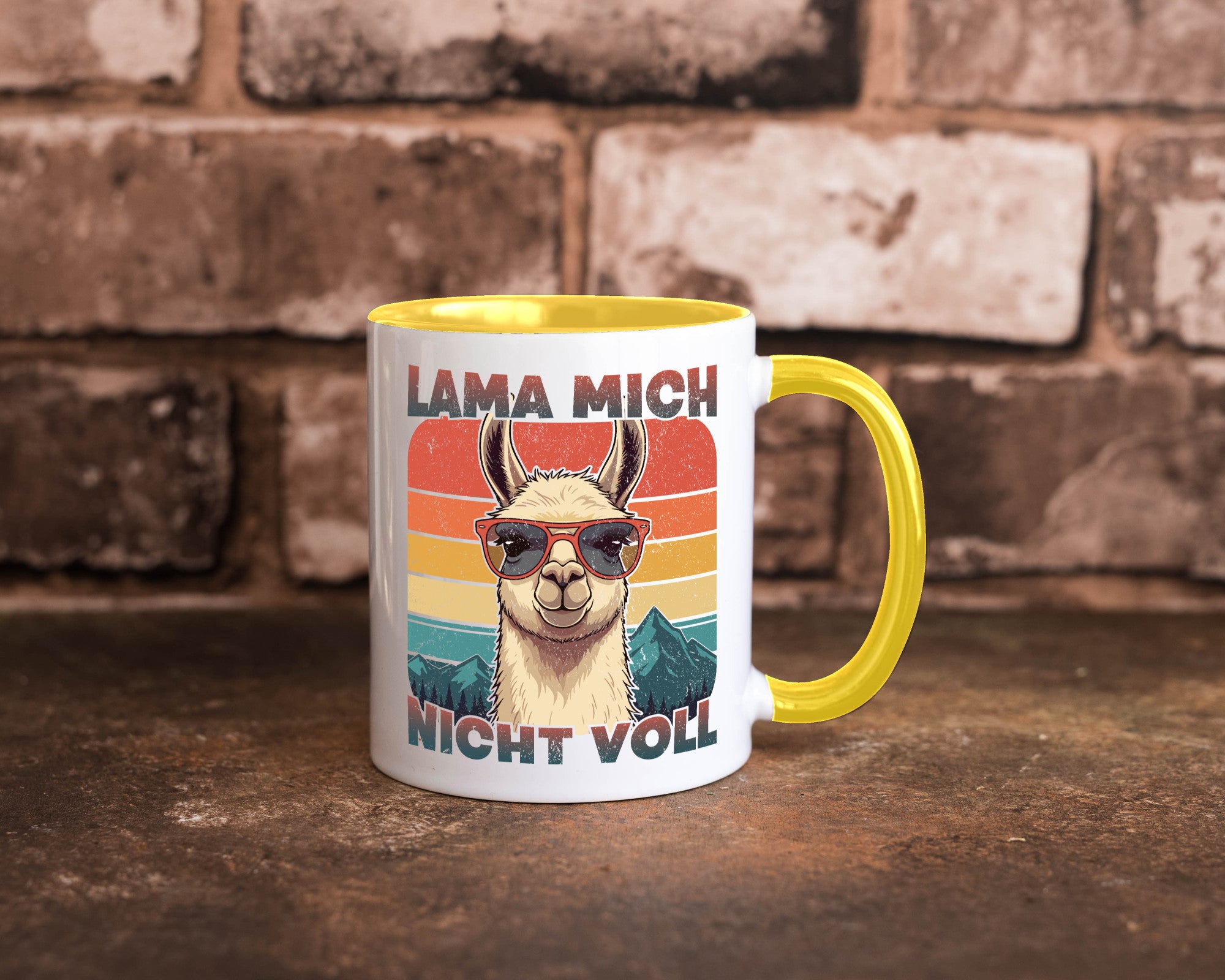 Lama mich nicht voll | Alpaka Kamel Retro lustig Humor Geschenkidee Geschenk