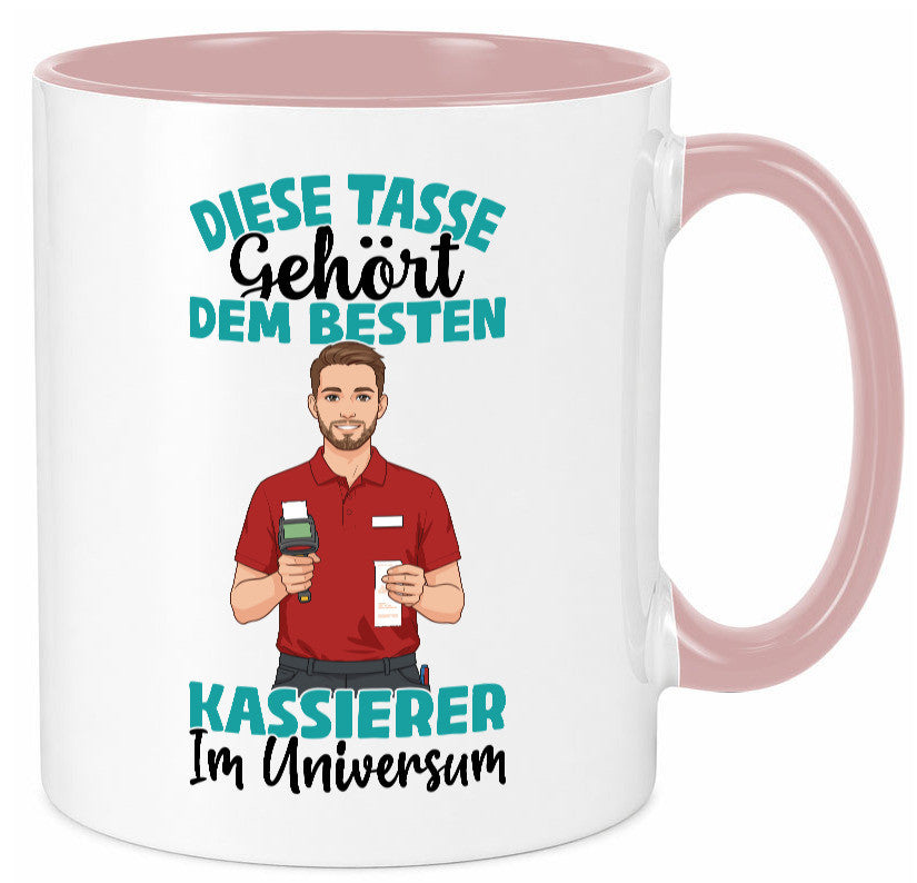 Im Universum: Kassierer Geschenk Humor Geschenkidee lustiger Spruch Tasse