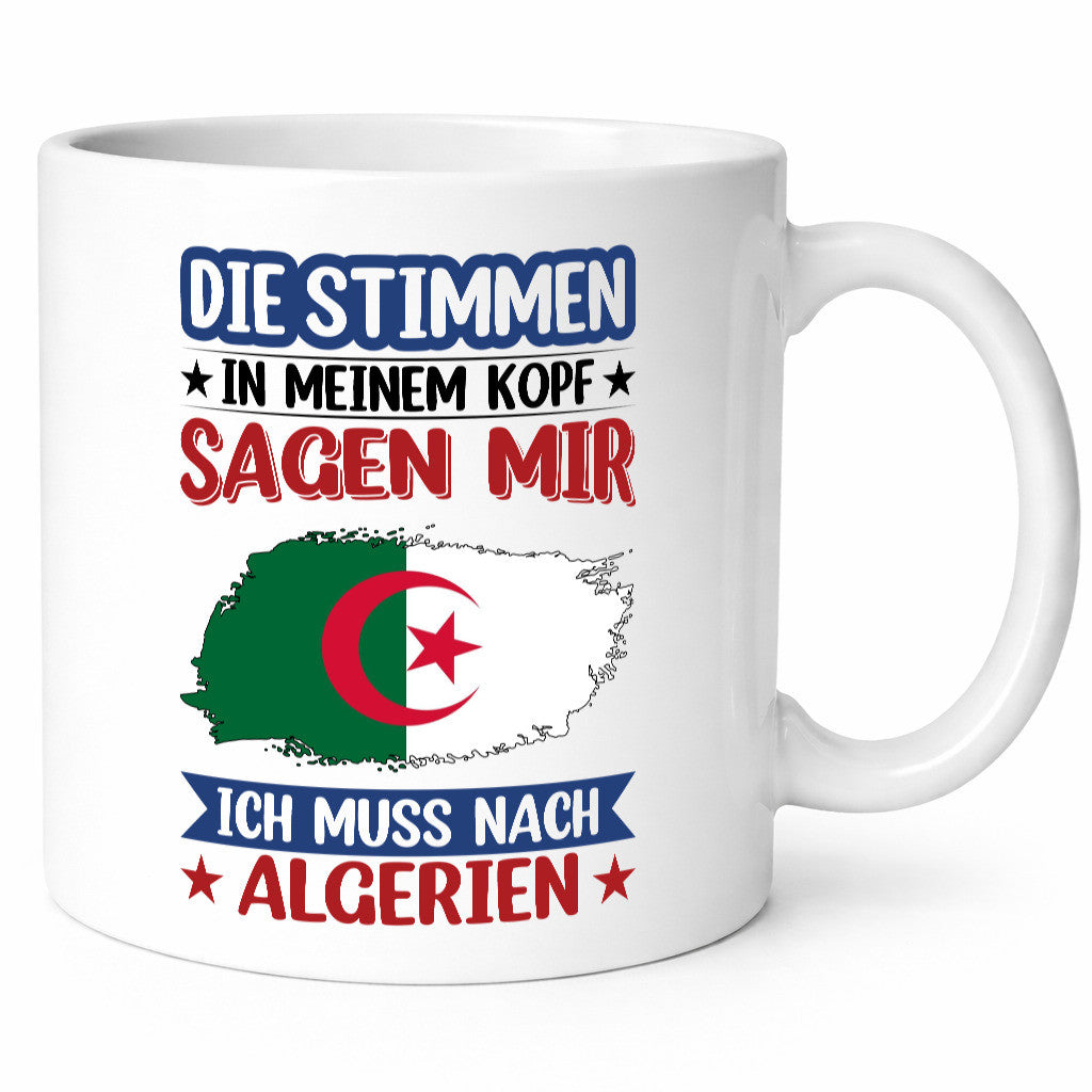Algerien | Urlaub Stimmen in meinem Kopf Traumland Geschenk Humor Geschenkidee
