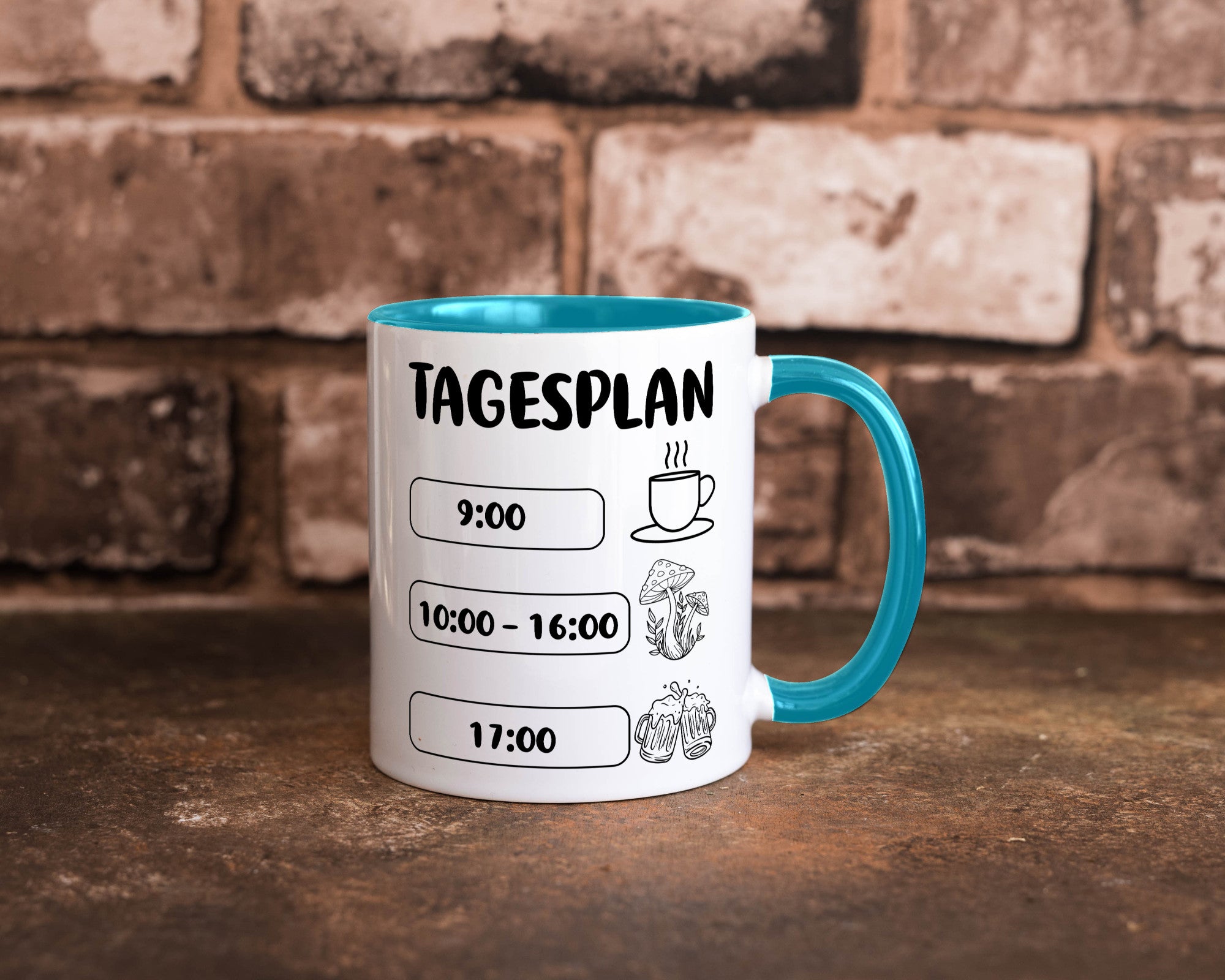 Tagesplan Pilzsammler | Pilze Wald v2 Geschenk Humor Geschenkidee lustiger