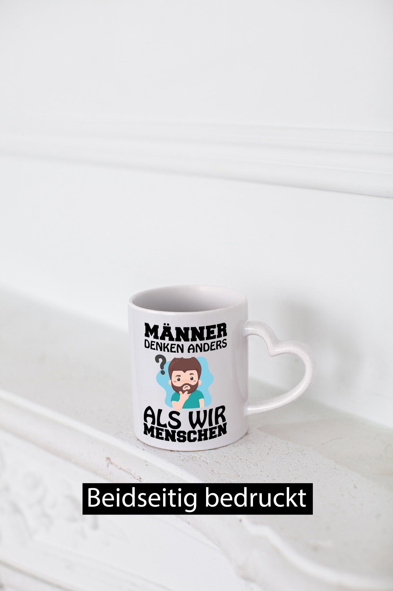 Männer denken anders Geschenkidee Humor Tasse