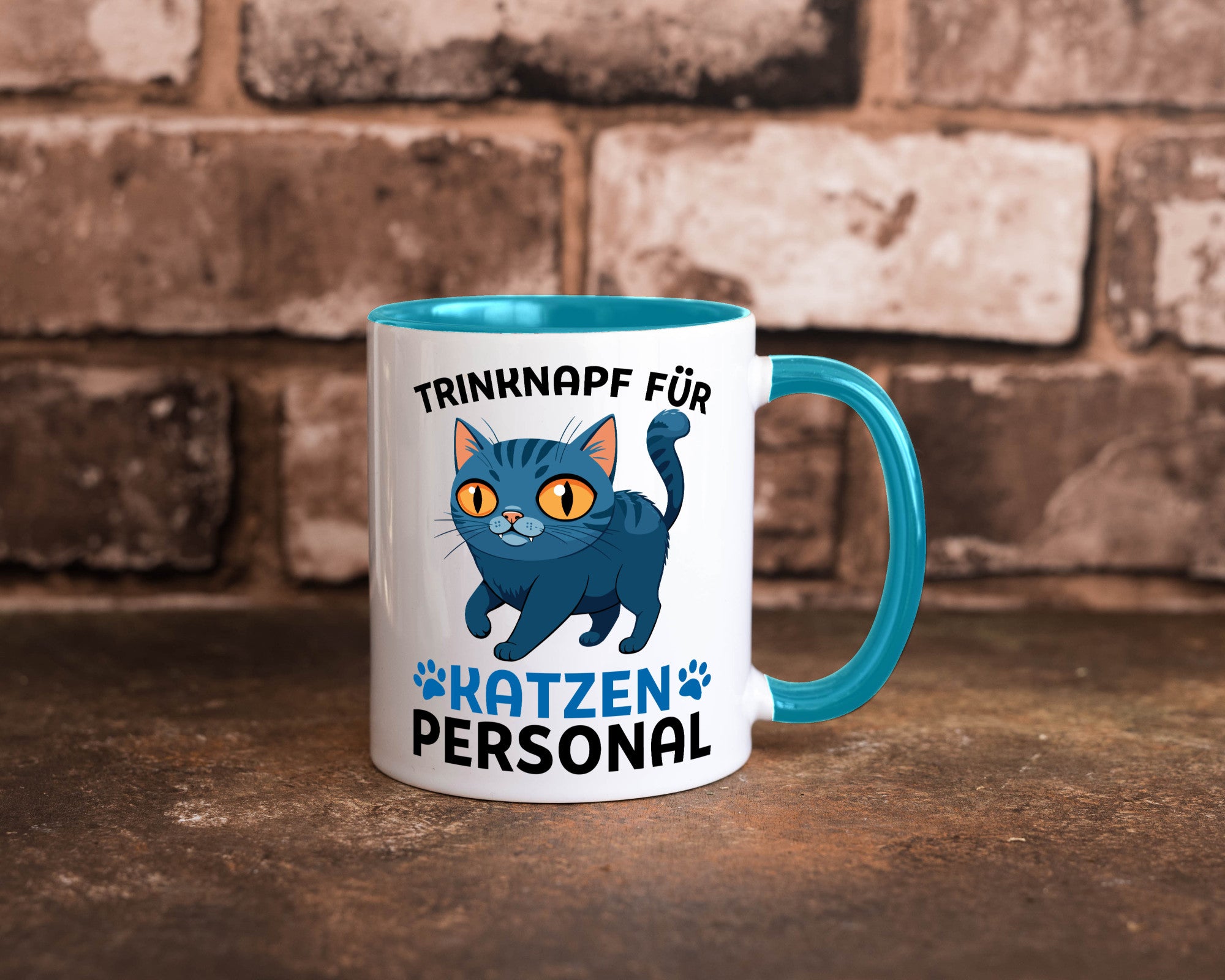 Katzen Personal | Katzenbesitzer Tasse Katze Humor vl2 Tierliebhaber