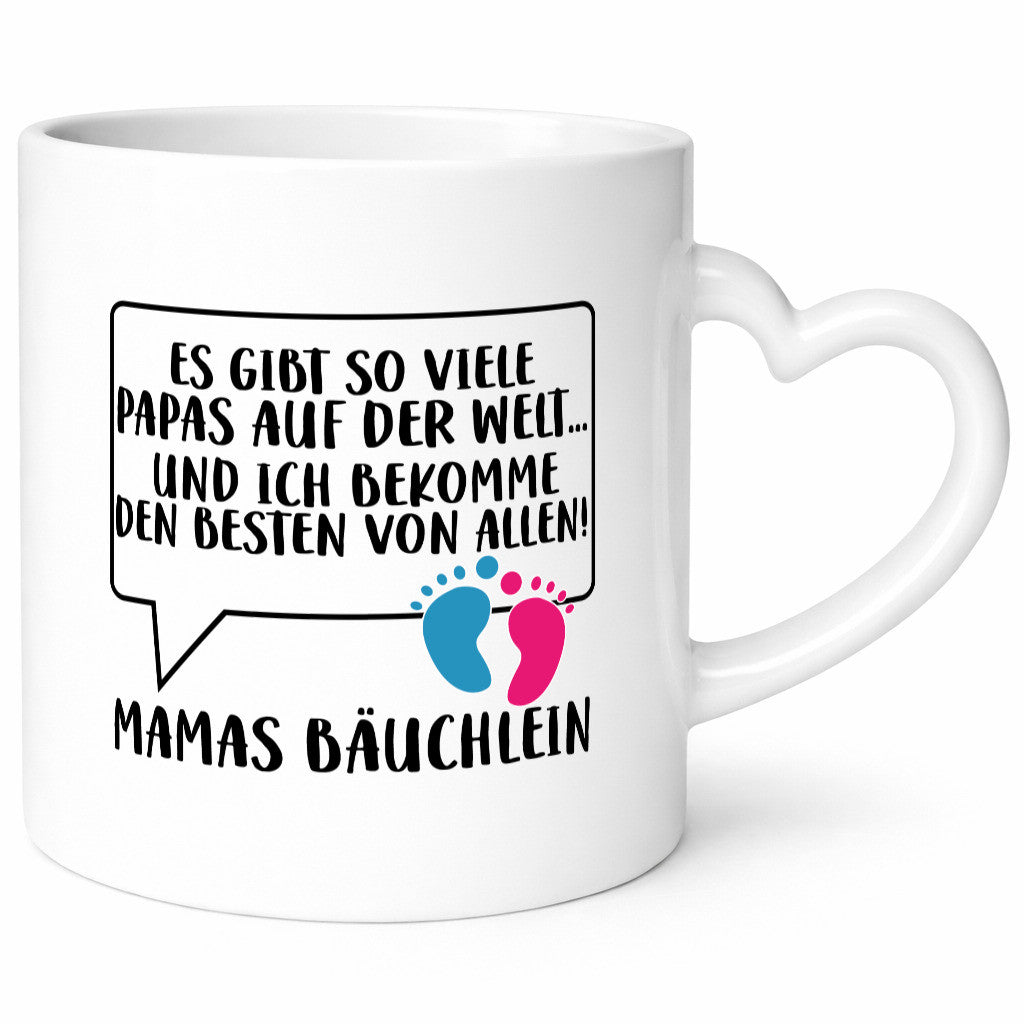 Mamas Bäuchlein | Vaterschaft Tasse werdender Papa lustig Familie Geschenkidee