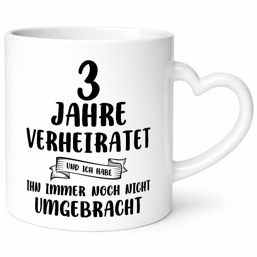 3 Jahre Verheiratet, immer noch am Leben! Geschenkidee Humor Tasse