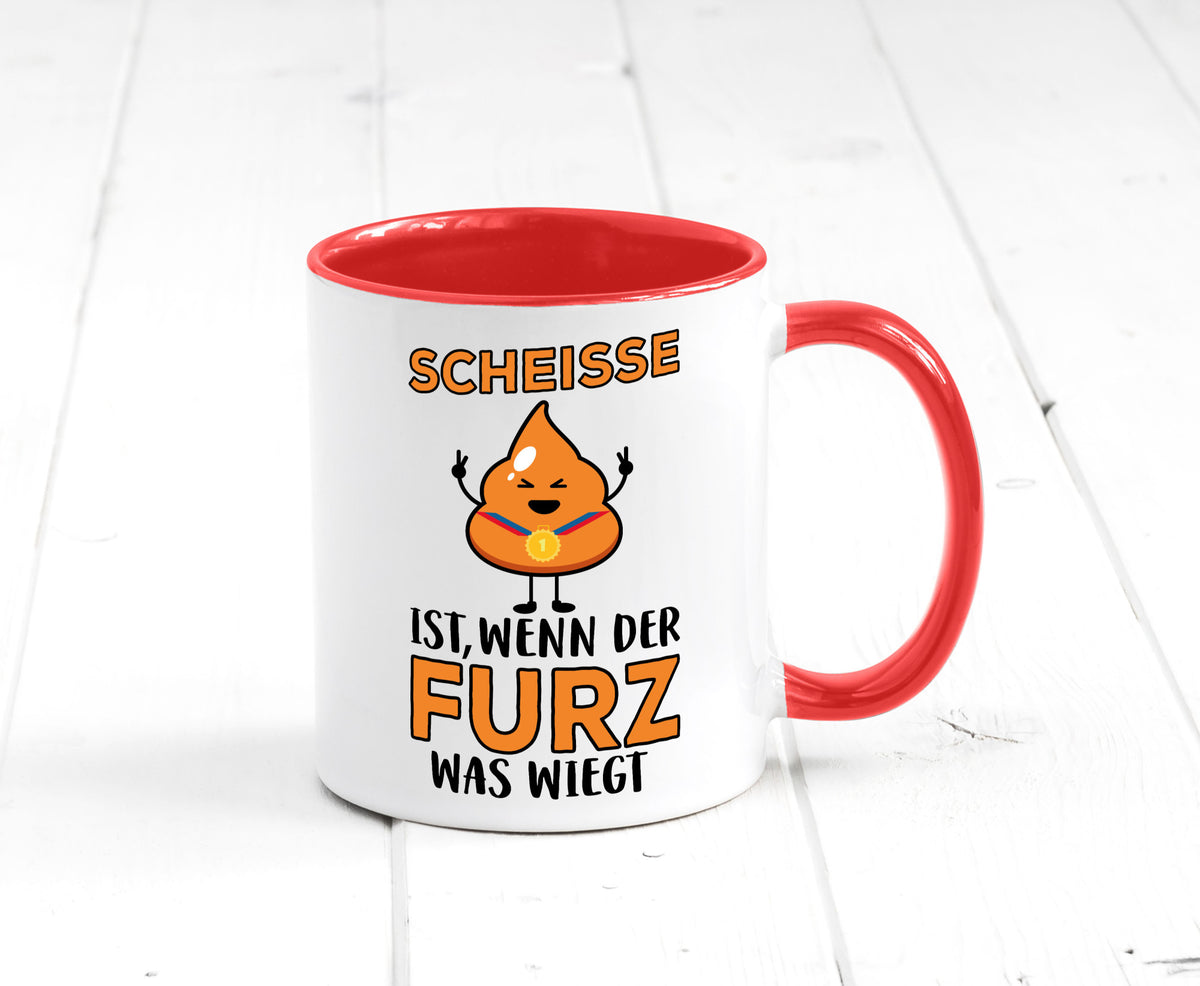 Scheisse ist lustiger Spruch Geschenk Humor Geschenkidee Tasse