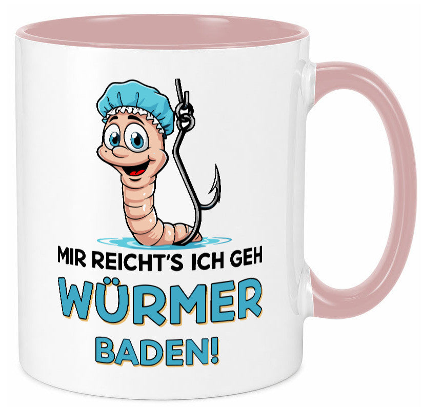 Mir reichts ich geh Würmer Baden | Angler Angeln Geschenk Humor Geschenkidee