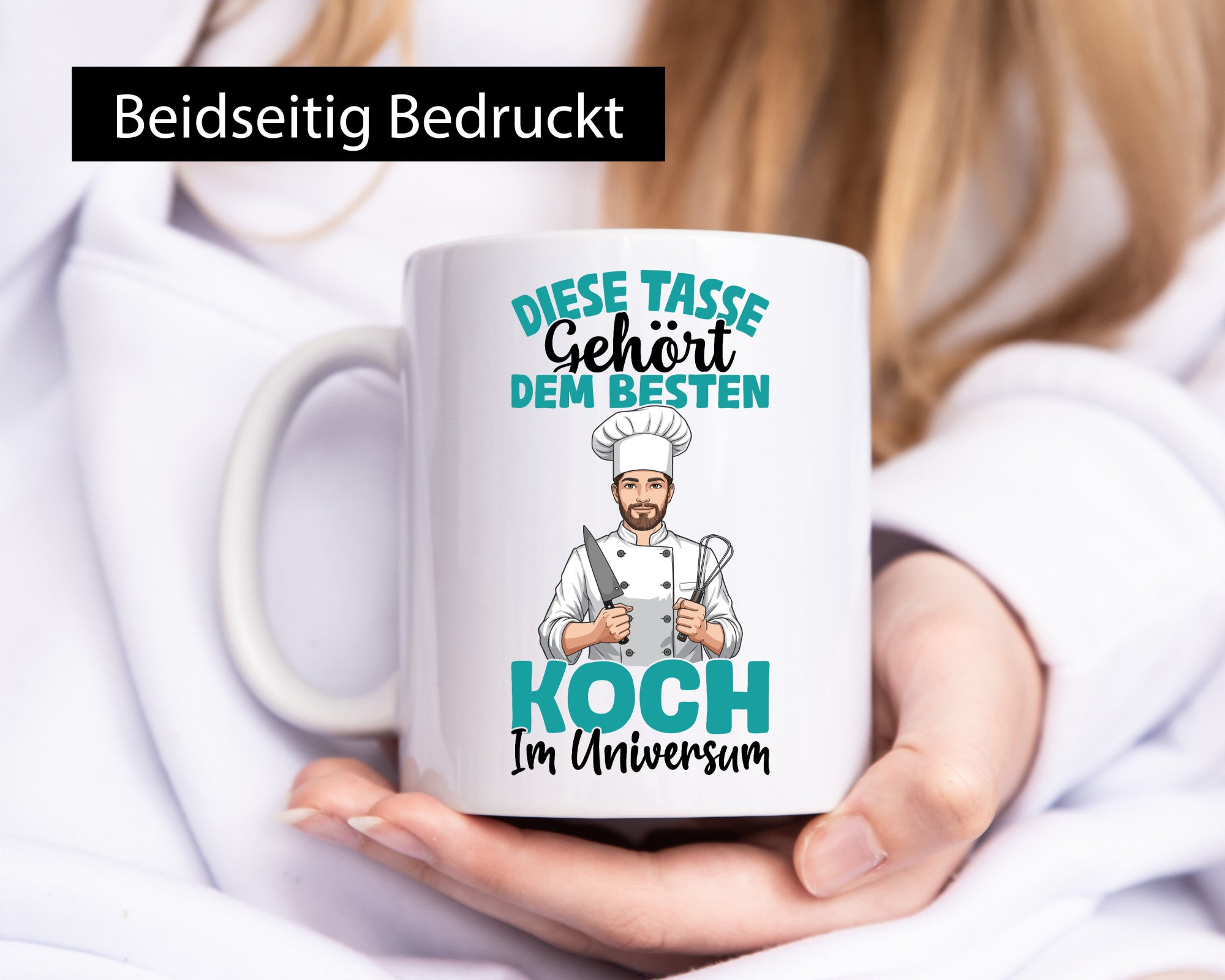 Im Universum: Koch | Chefkoch Humor Arbeit Kollegen Büro Geschenkidee Tasse