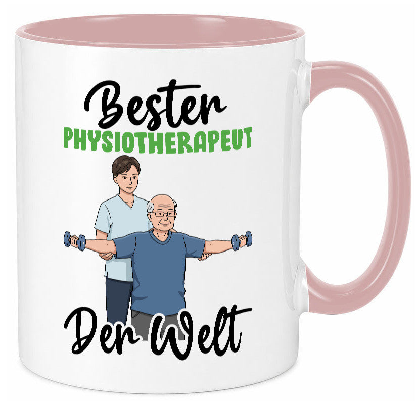 Bester Physiotherapeut v3 Geschenk Humor Geschenkidee lustiger Spruch Tasse