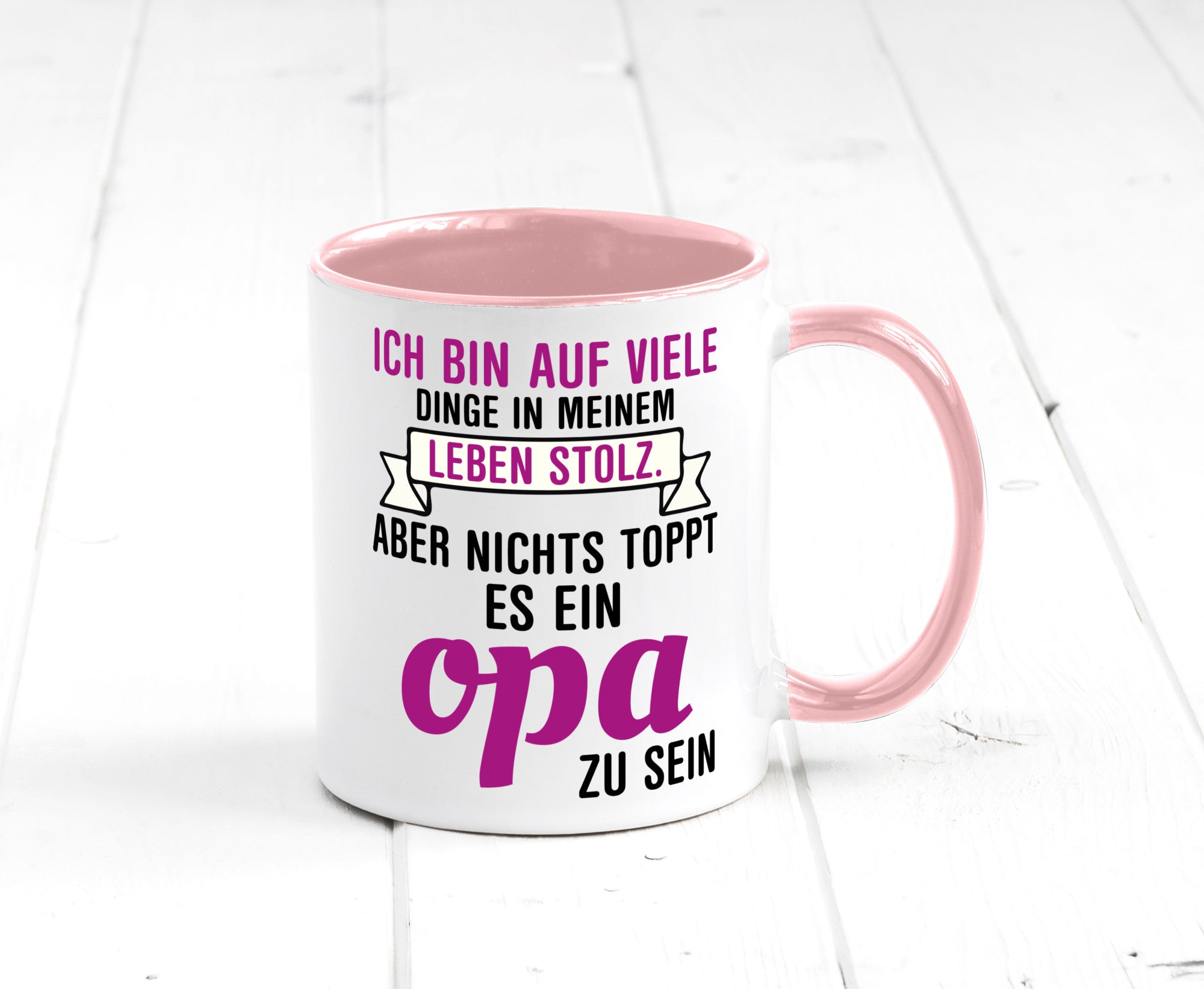 Opa Tasse | Stolzer Großvater Vatertag Enkelkinder Geschenk Familie