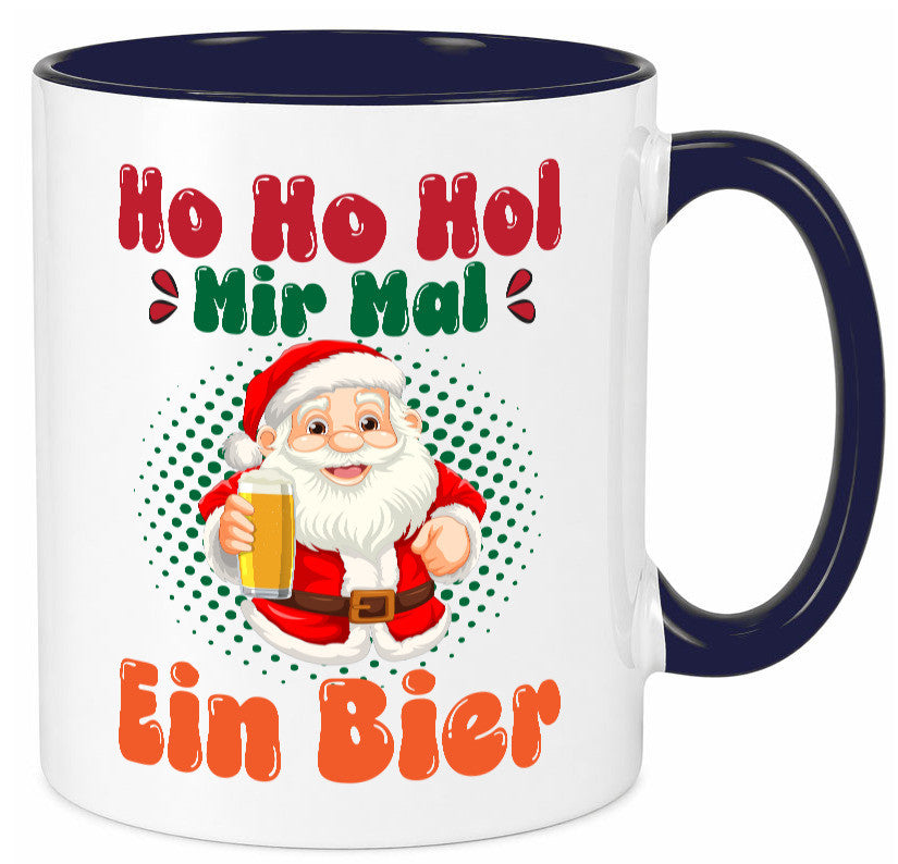 Ho mir mal ein Bier | Ugly Christmas Trinken v2 Geschenkidee Humor Tasse