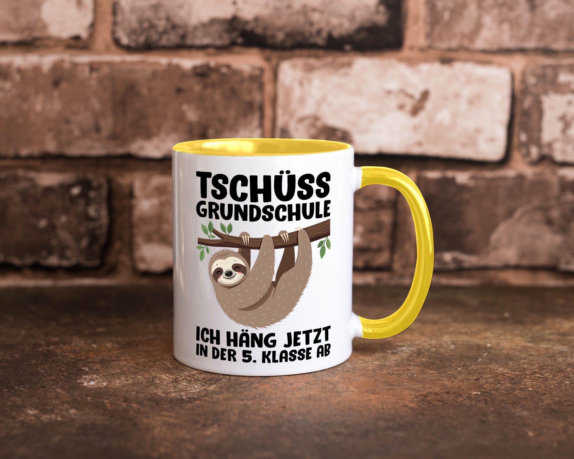Tschüss Grundschule ich häng jetzt in der 5. Klasse ab Humor Geschenkidee Tasse