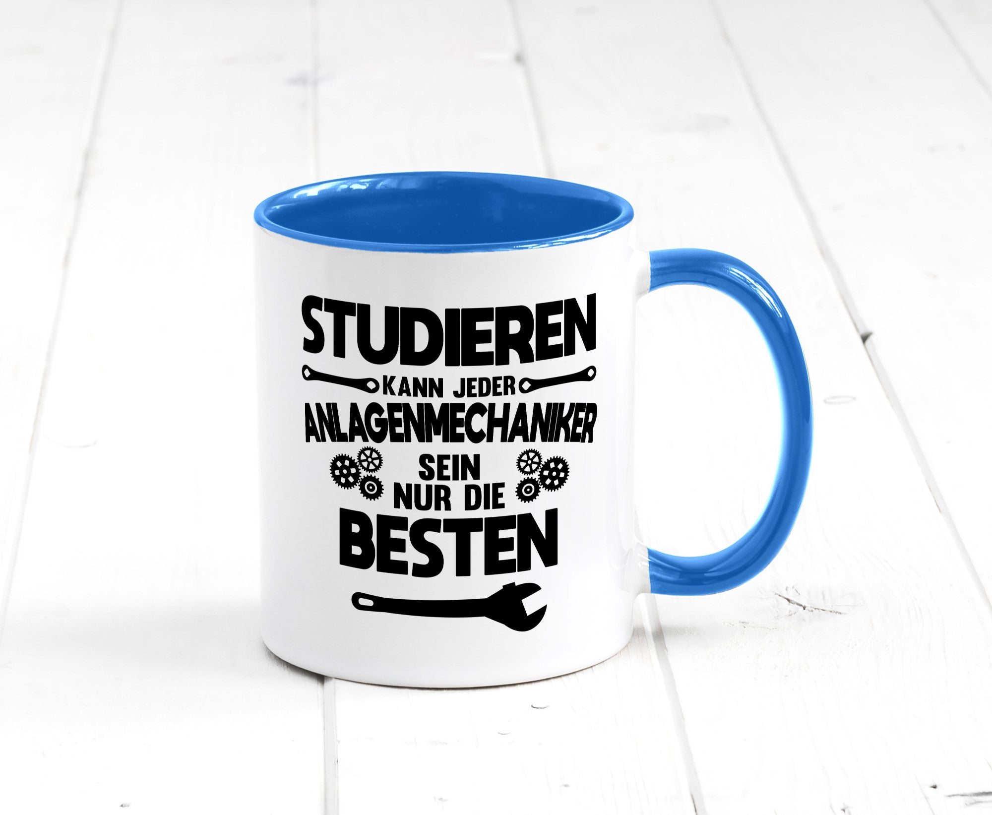 Nur die besten werden Anlagenmechaniker Humor Geschenkidee Tasse