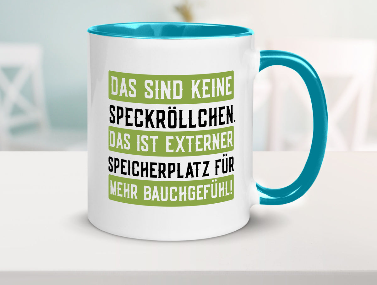 Keine Speckröllchen | Softwareentwickler PC Körperfülle Geschenkidee Humor Tasse