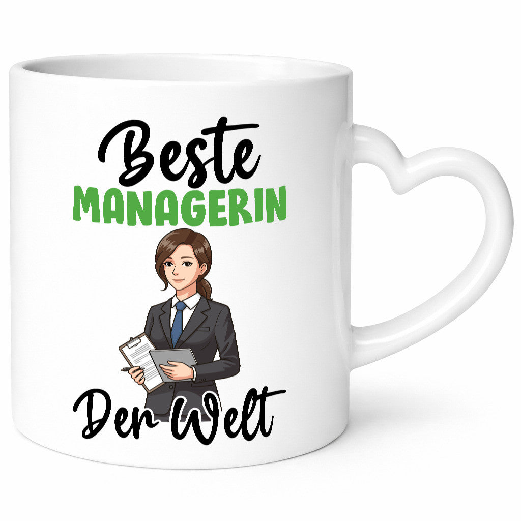 Beste Managerin | Management v2 lustig Humor Geschenkidee Geschenk Tasse