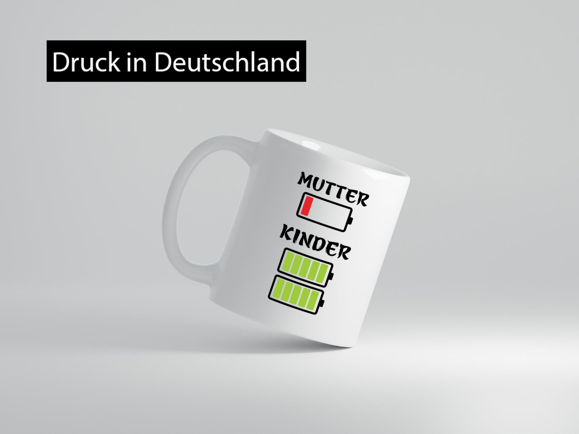 Mutter akku leer | Kinder voll Muttertag Geschenk Familie Geschenkidee lustiger