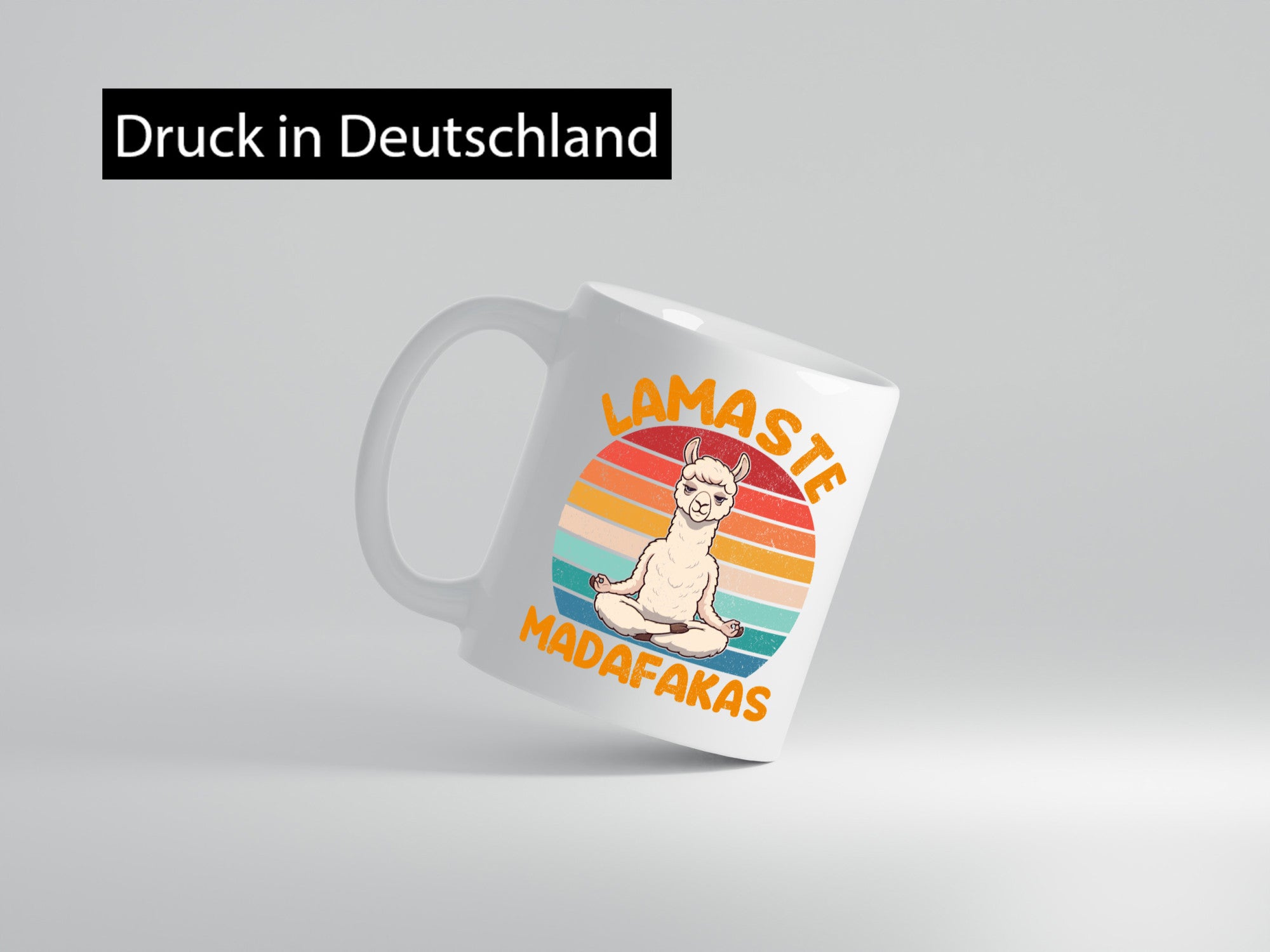 Lamaste | Madafakas Lama Vintage Humor Geschenkidee Tasse