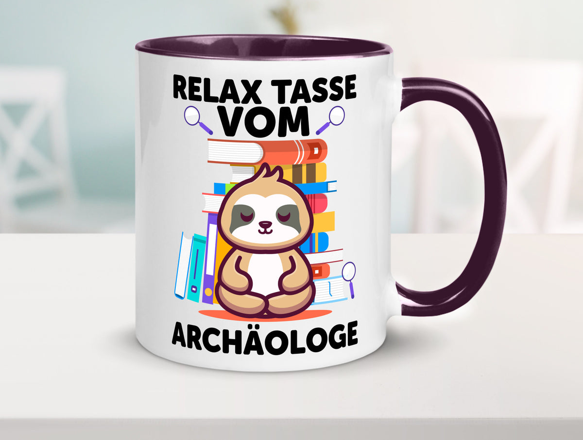 Relax Tasse: Archäologe | Archäologie Forscher lustig Humor Geschenkidee