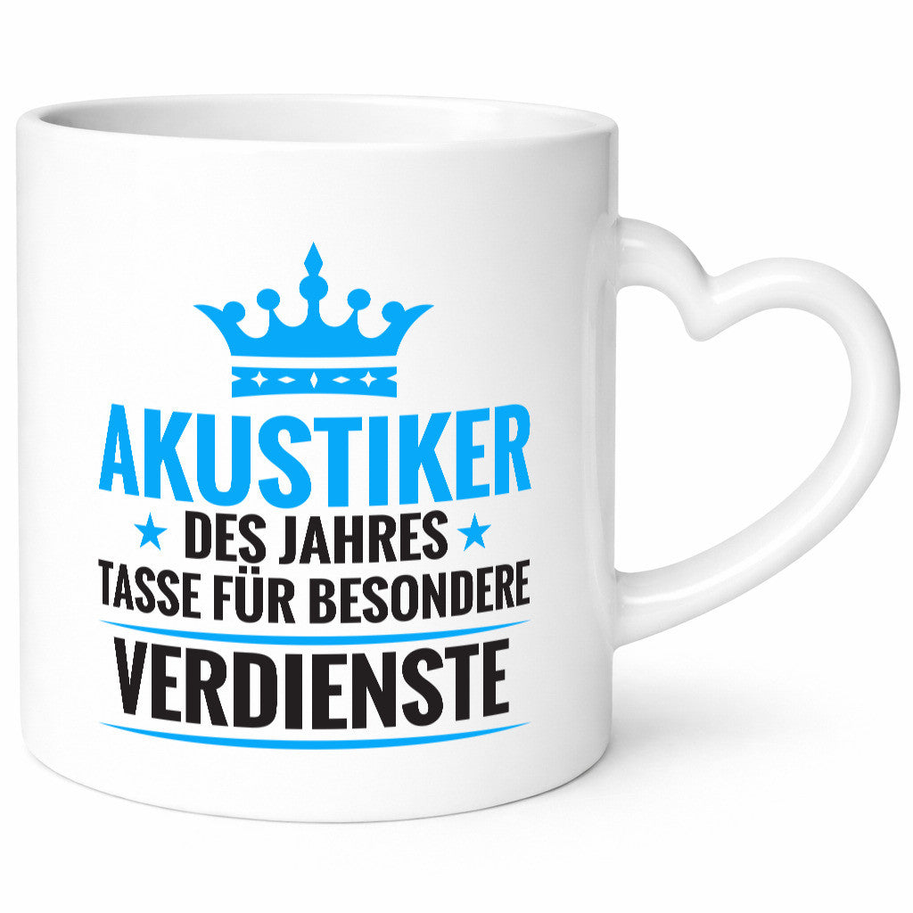 Besonderer Verdienst: Akustiker | Akustik Hörgeräteakustik Geschenk Humor