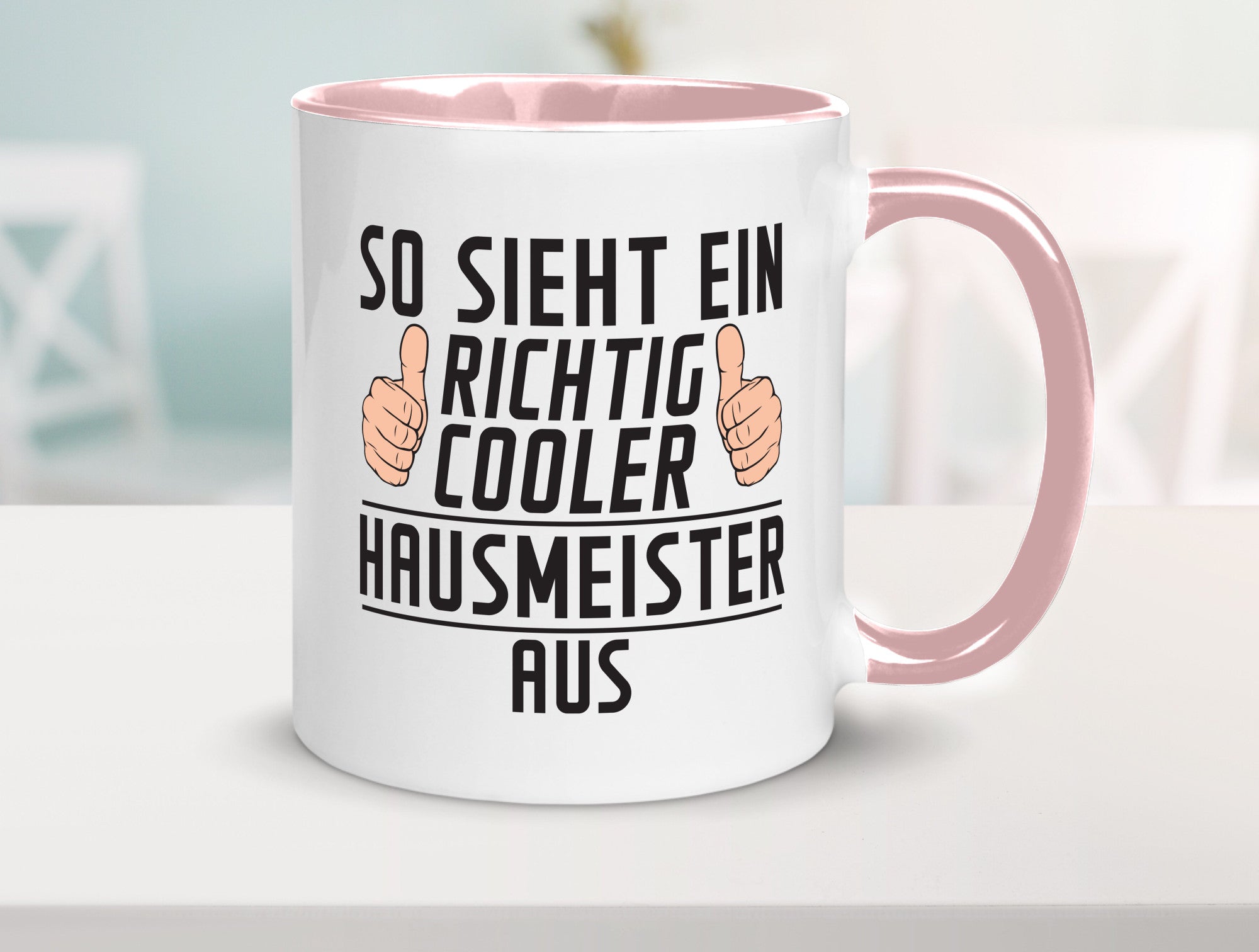 Richtig Cooler Hausmeister | Hauswart Geschenkidee Humor Tasse