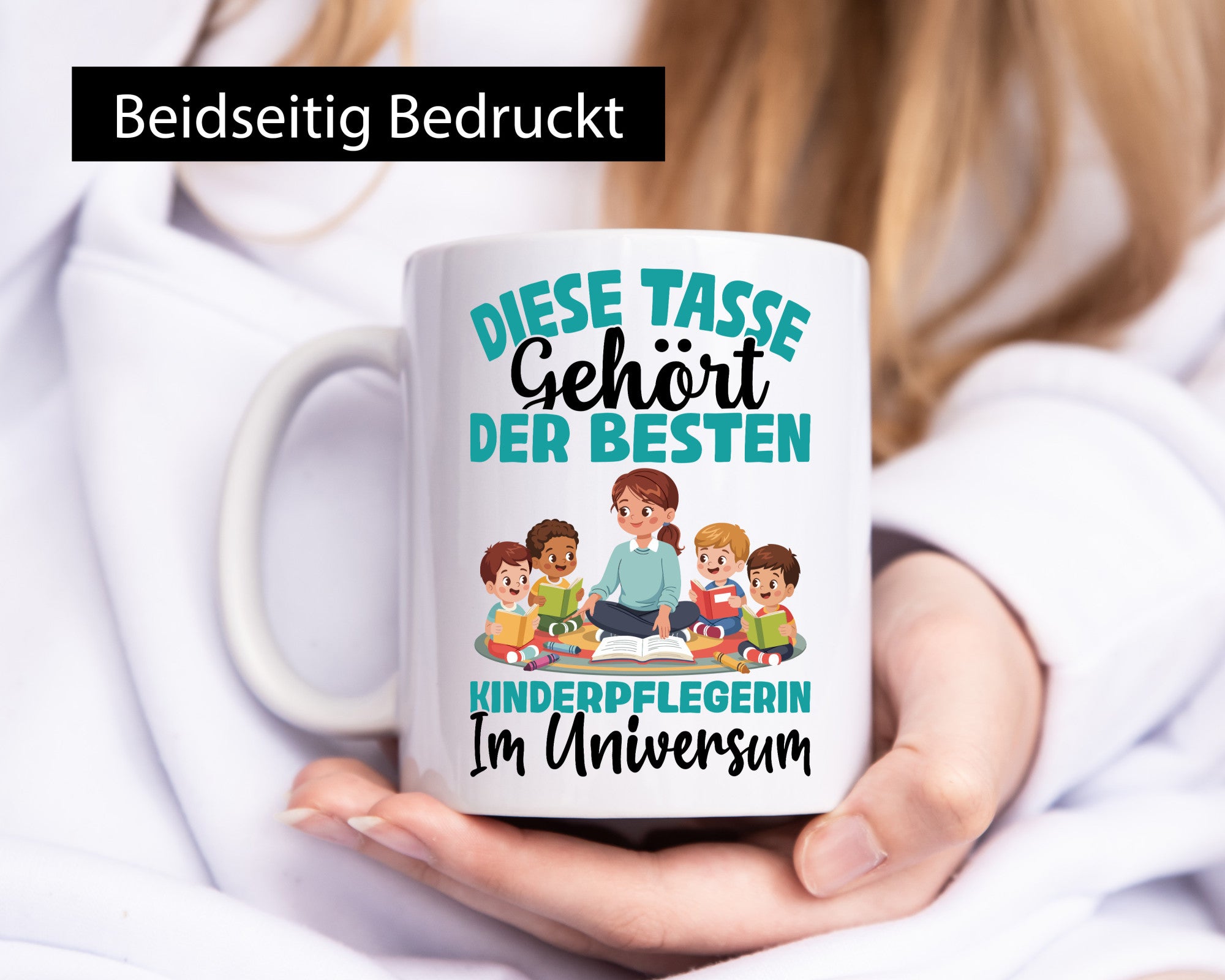 Im Universum: Kinderpflegerin | Kinder Pflegeberuf Geschenkidee Arbeit Kollegen