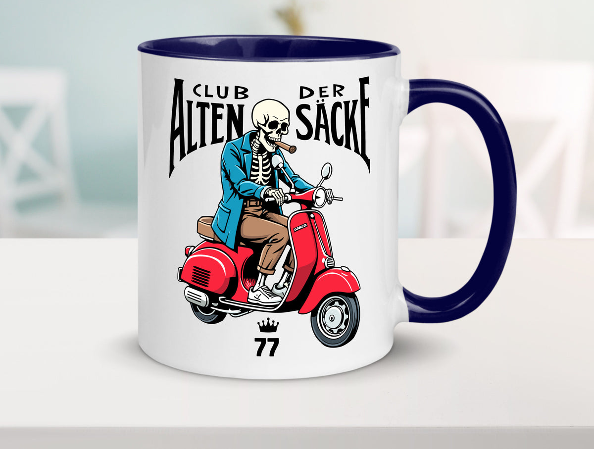 77. Geburtstag | 77 Jahre Club der alten Säcke v2 lustiger Spruch Geschenk Tasse