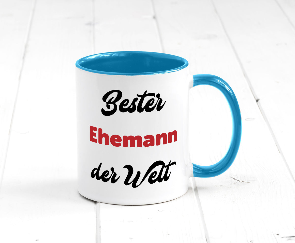 Bester Ehemann der Welt | Ehepaar Geschenkidee Humor Tasse