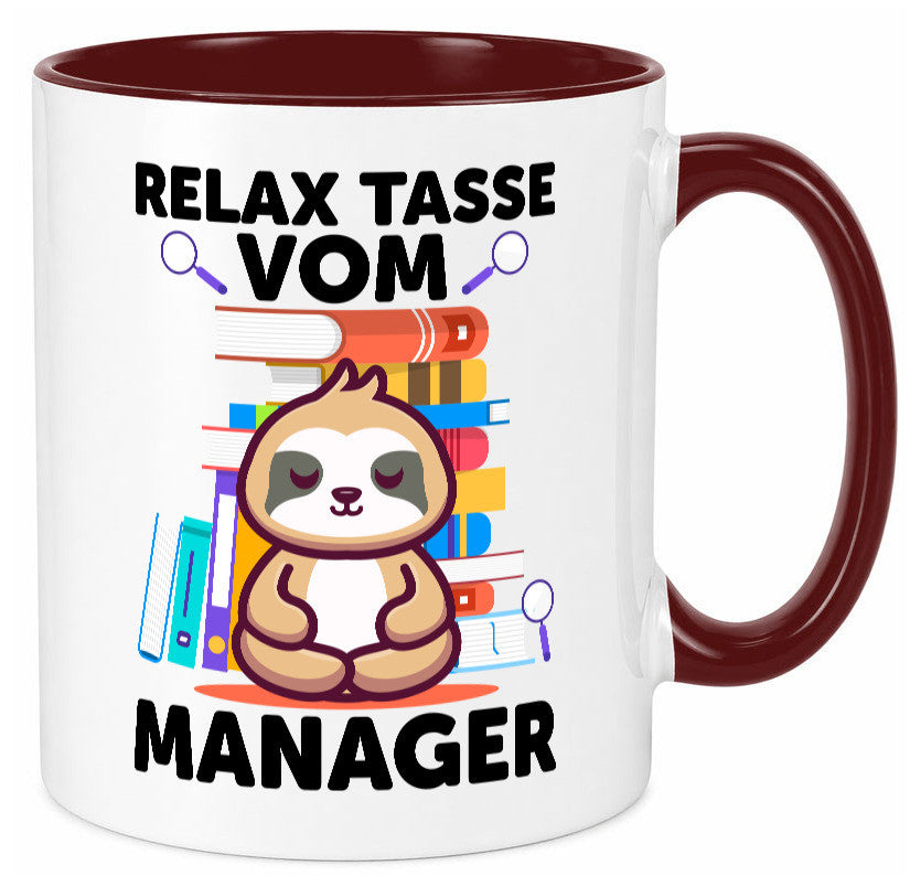 Relax Tasse: Manager | Management lustig Humor Geschenkidee Geschenk Tasse