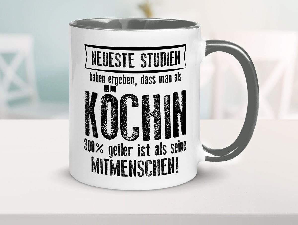 Neuste Studien: Köchin | Chefköchin Chefkoch Geschenk Arbeit Kollegen Büro Tasse