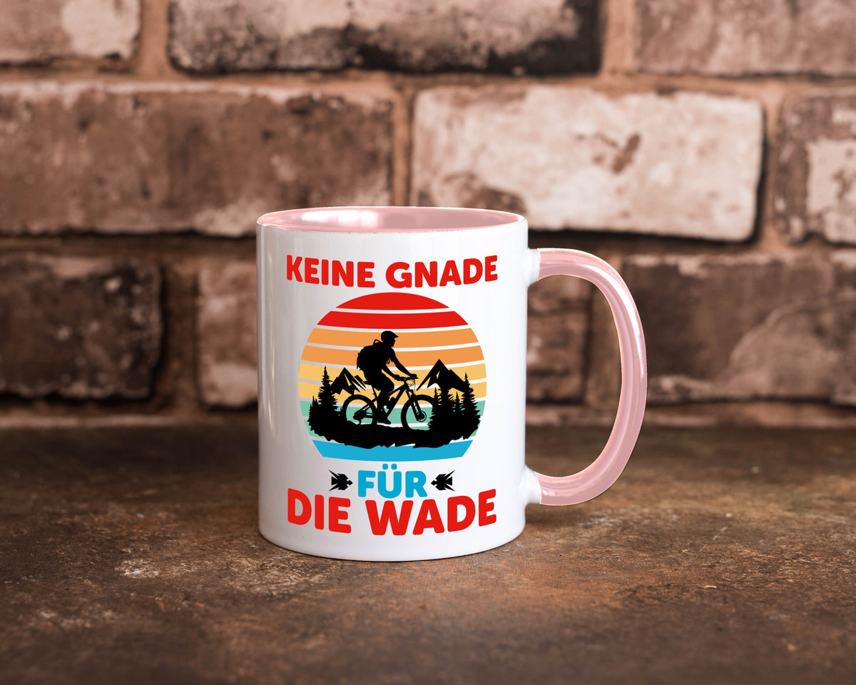 Keine Knade für die Wade | BMX Renrad Biker v2 lustig Humor Geschenkidee Tasse