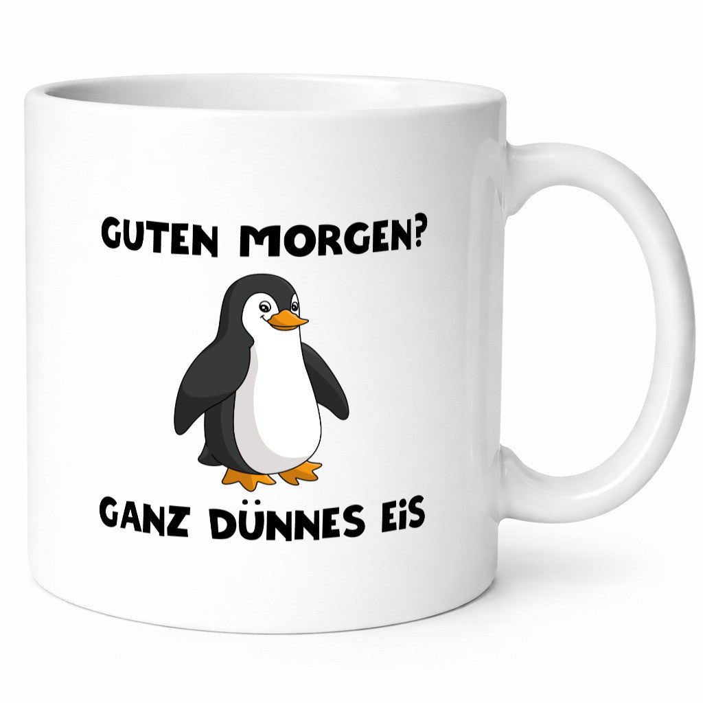 Ganz dünnes Eis | lustig Morgenmuffel Spruch lustiger Geschenk Humor