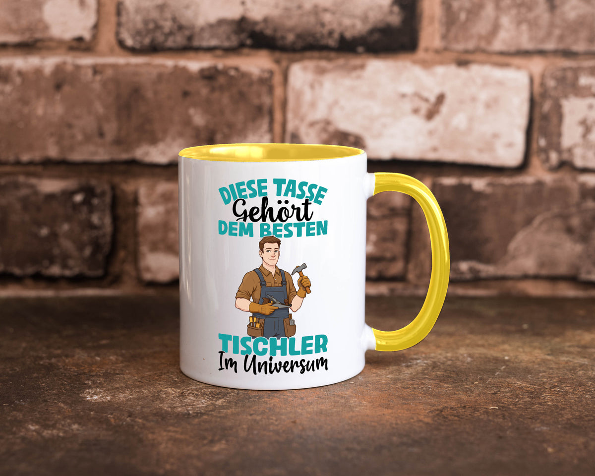 Im Universum: Tischler | Handwerk Beruf Tischlerei Geschenkidee Arbeit Kollegen Tasse