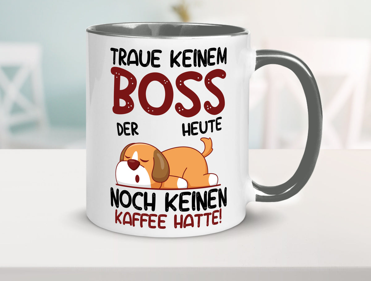 Traue keinem Boss | Führungskraft Vorgesetzter Geschenkidee Humor Tasse