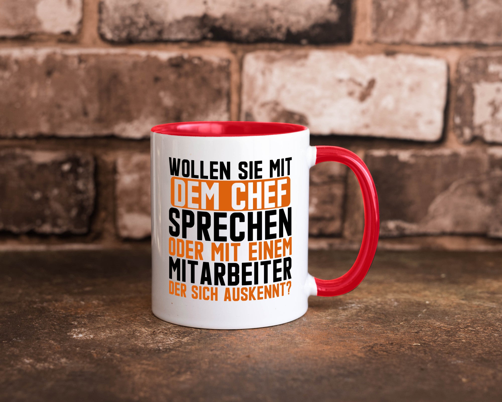 Wollen sie mit dem Chef Sprechen | Mitarbeiter Humor Arbeit Kollegen Büro