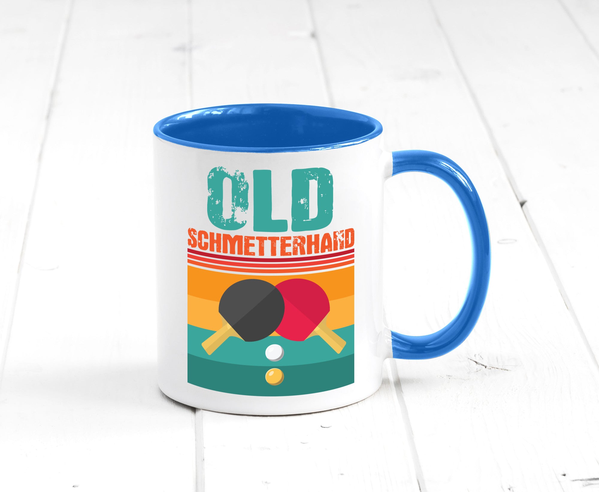 Tischtennis Tasse Humor Geschenkidee