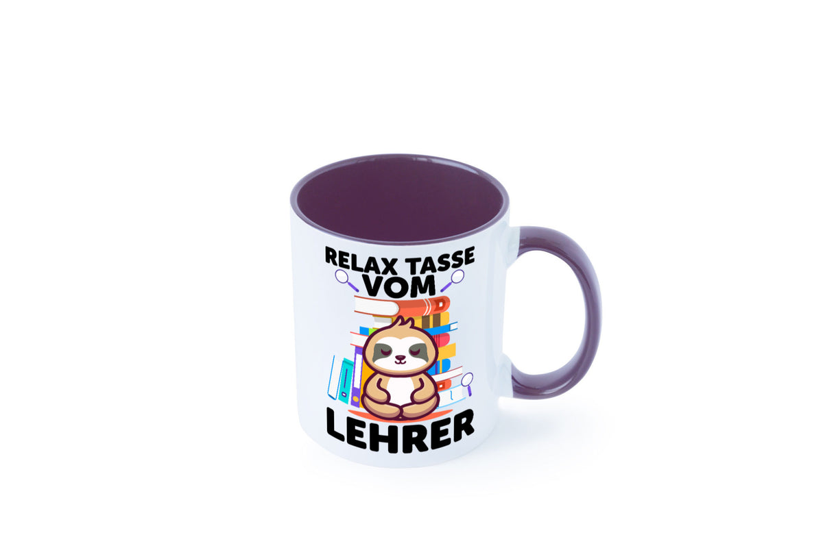 Relax Tasse: Lehrer | Schule Beruf Schüler lustiger Spruch Geschenk Arbeit