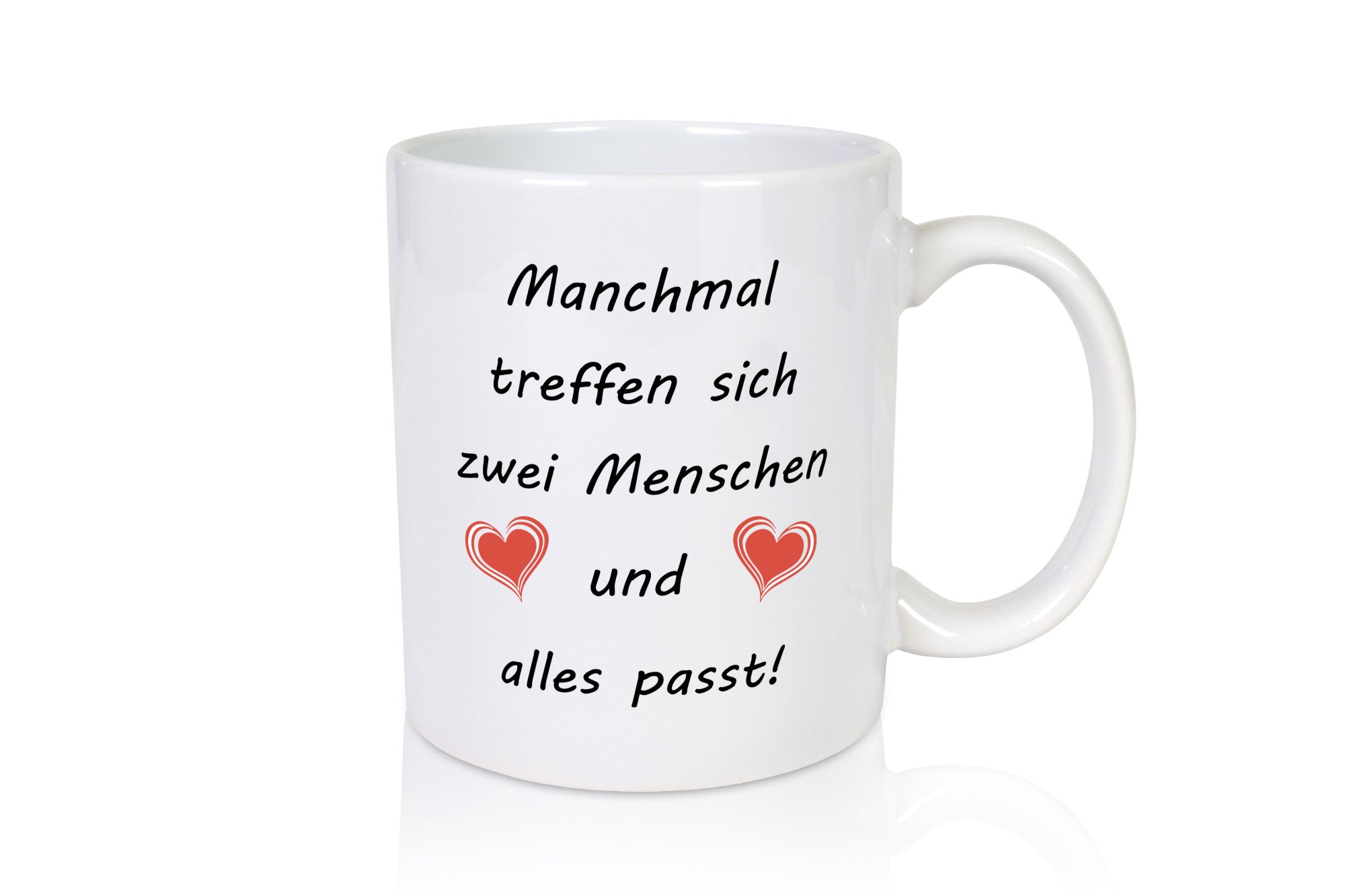 Manchmal Treffen sich zwei Menschen und alles passt lustig Humor Geschenkidee