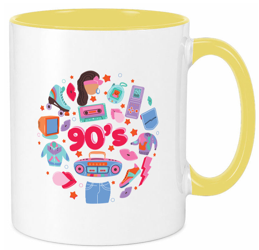 90er Jahre | Alte Zeit Nostalgie Humor Geschenkidee Tasse