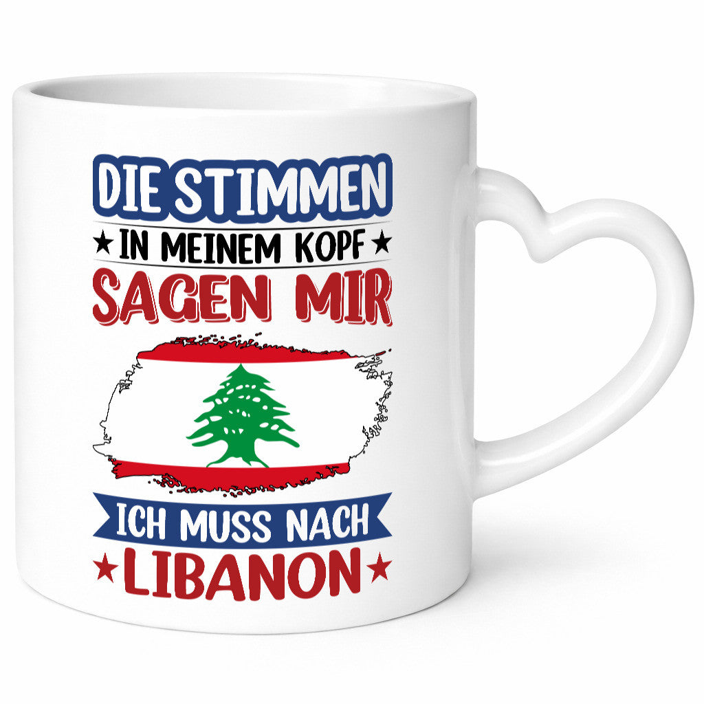 Libanon | Urlaub Stimmen in meinem Kopf Traumland lustig Humor Geschenkidee