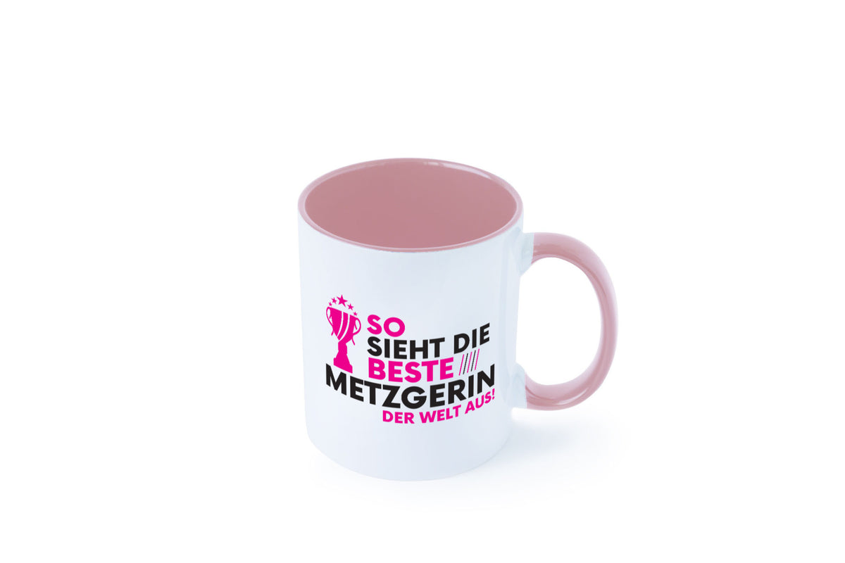 Die Weltbeste Metzgerin | Fleischerin lustig Humor Geschenkidee Geschenk Tasse
