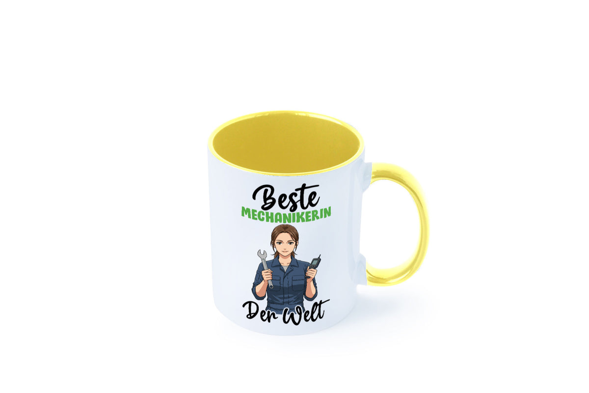 Beste Mechanikerin | KFZ v2 Humor Geschenkidee Tasse