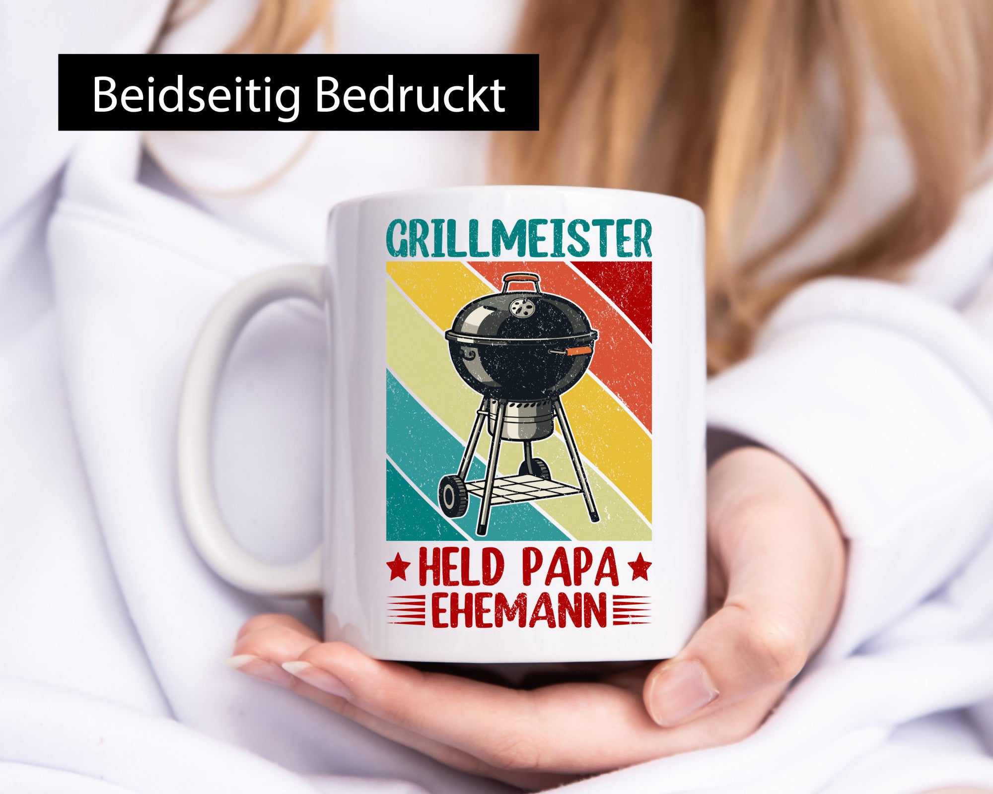 Grillmeister | held Ehemann Grillschürzen vatertag Geschenkidee Familie Humor